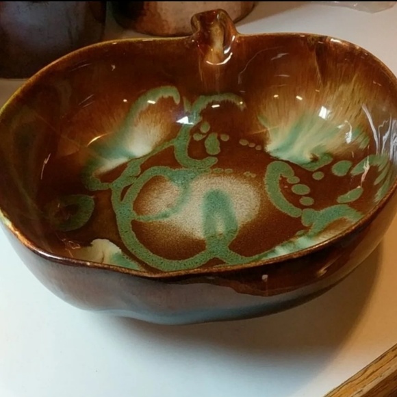 Vintage Dryden Pottery Apple Dish - Picture 6 of 8